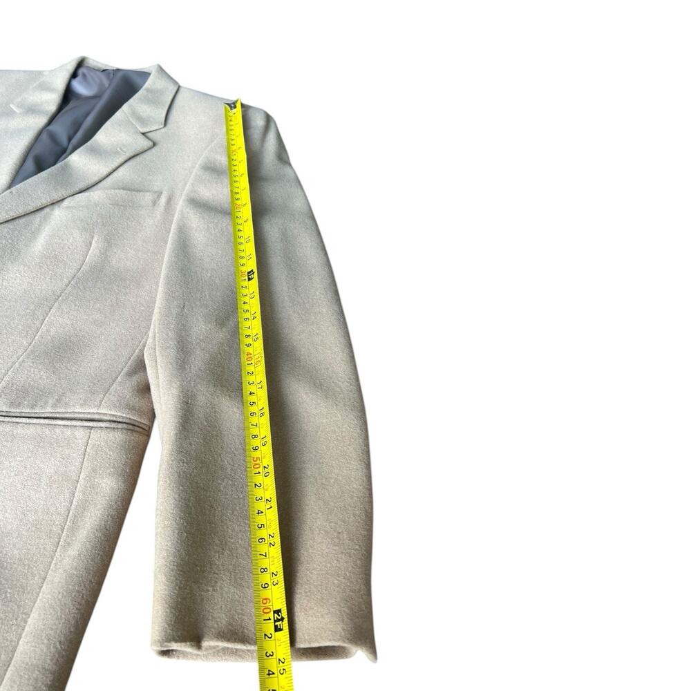 Botany 500 Mens Tan Beige 100% Fine Camel Hair Suit Blazer Jacket Sport Coat 44R - Picture 9 of 12
